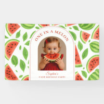 Eine Melone Wassermelone Benutzerdefiniertes Foto