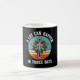Eine Menge kann in 3 Tagen Ostern Jesus Christlich Kaffeetasse