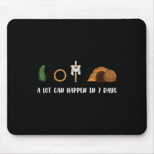 Eine Menge kann in 7 Tagen Palm Sonntag Heilige Wo Mousepad