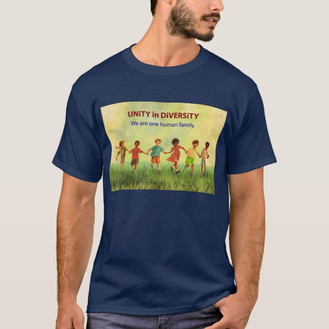 Eine menschliche Familie T-Shirt (Vorderseite)