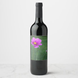 Eine mexikanische Aster Weinetikett