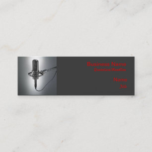 Eine Mic-Visitenkarte Mini Visitenkarte