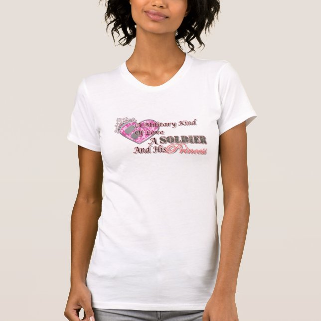 Eine Militärart Liebe (FÜR STECHPALME) T-Shirt (Vorderseite)