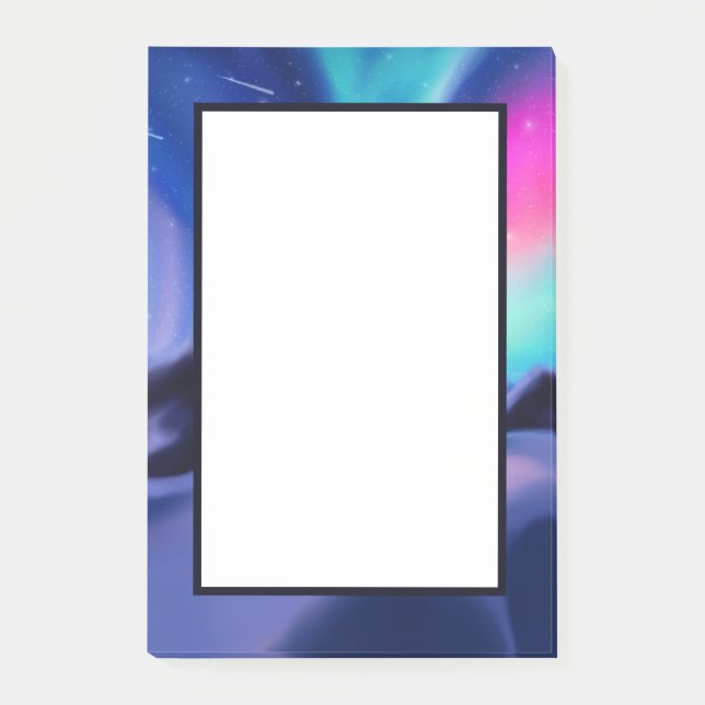 Eine Million Aurora Träume Post-it Klebezettel (Vorderseite)