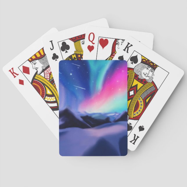 Eine Million Aurora-Träume Spielkarten (Rückseite)