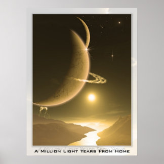 Eine Million Lichtjahre von der Zuhause Poster