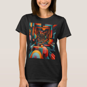 Eine minimalistische abstrakte Kunstarbeit 1 T-Shirt