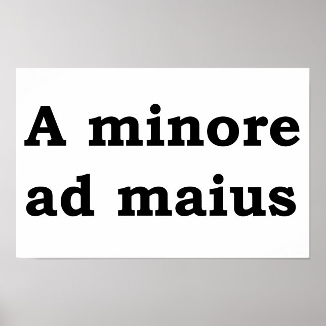 Eine Minore und Mai Poster (Vorne)