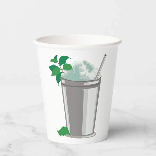EINE MINTE JULEP PAPIERCUP PAPPBECHER (Vorderseite)