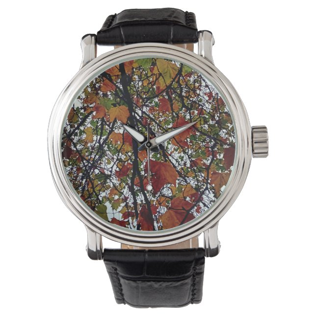 Eine Mischung aus Blätter Armbanduhr (Vorderseite)