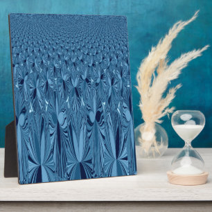Eine Mischung aus Blau Fotoplatte