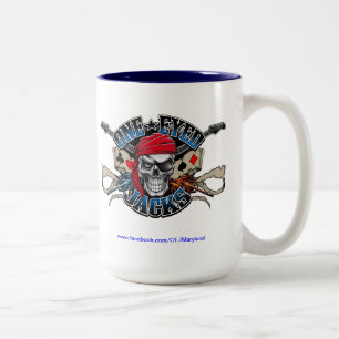 Eine mit Augen Jack-Kaffee-Tasse Zweifarbige Tasse