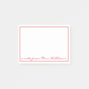 eine Mitteilung Post-it Klebezettel