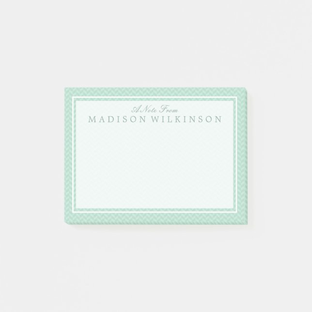 eine Mitteilung Post-it Klebezettel (Vorderseite)