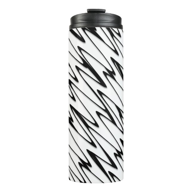 Eine moderne Abstrakte Bauweise Thermosbecher (Vorderseite)