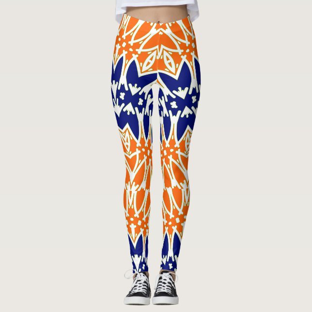 Eine moderne, farbenfrohe Leggings "Ratti_Creative (Vorderseite)