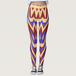 Eine moderne, farbenfrohe "Ratti_Creative_Arts" Leggings