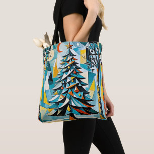 Eine moderne Weihnachtsbaumillustrierung 2 - Tote Tasche