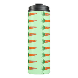 Eine Möhre für den Heiligen Rentier-Wärmer Thermosbecher