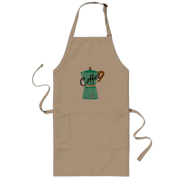 Eine Moka-Kanne italienischer Kaffee Lange Schürze (Vorne)
