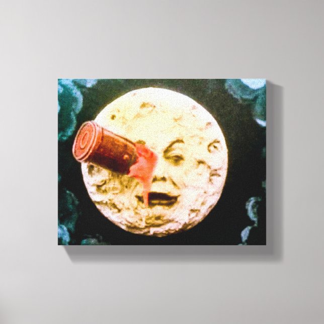 Eine Mondreise Leinwanddruck (Vorderseite)