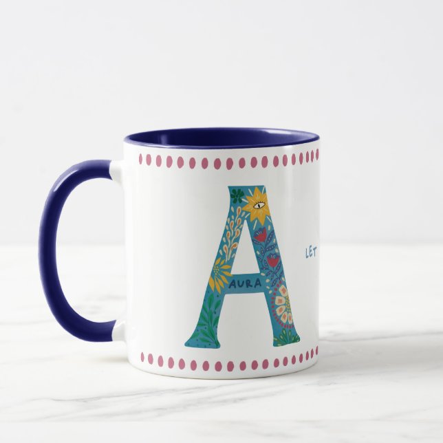 Eine Monogramm-Tasse - Aura Edition | Mystical Alp Tasse (Links)