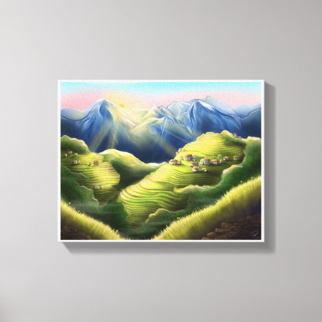 Eine Morgendämmerung - Isabelle Dorr Leinwanddruck (Vorderseite)