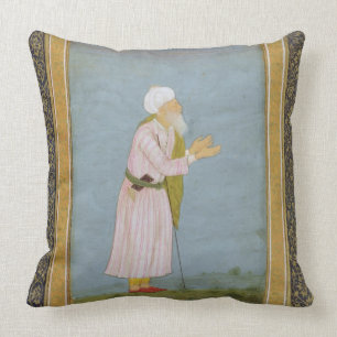Eine moslemische religiöse Figur, vom kleinen Kissen