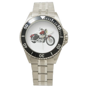 Eine Motorrad-Armbanduhr Armbanduhr