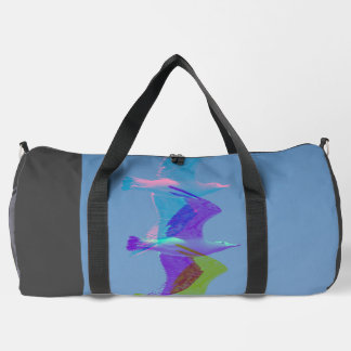 Eine Möwe auf einem Duffsack Duffle Bag
