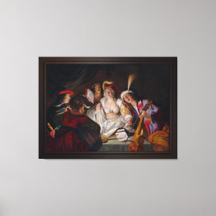 Eine Musikgesellschaft von Gerard Seghers Leinwanddruck
