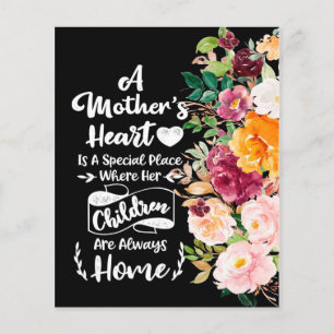 Eine Mutter ist wie ein Blumengeschenk, Muttertags Flyer