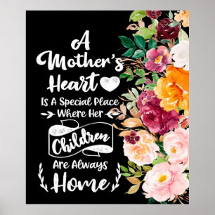 Eine Mutter ist wie ein Geschenk für Blume, ein Mu Poster