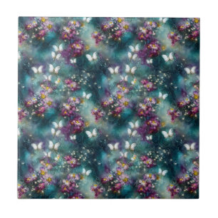 Eine mystische Schmetterlingsserie Design 11 Fliese