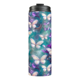 Eine mystische Schmetterlingsserie Design 1 Thermosbecher