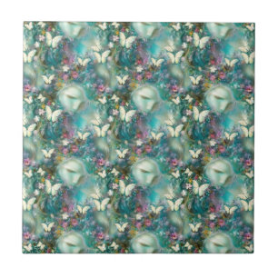 Eine mystische Schmetterlingsserie Design 3 Fliese