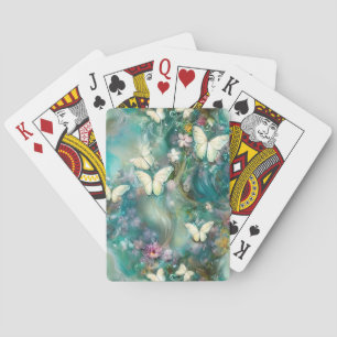 Eine mystische Schmetterlingsserie Design 3 Spielkarten