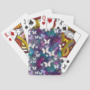 Eine mystische Schmetterlingsserie Design 5 Spielkarten