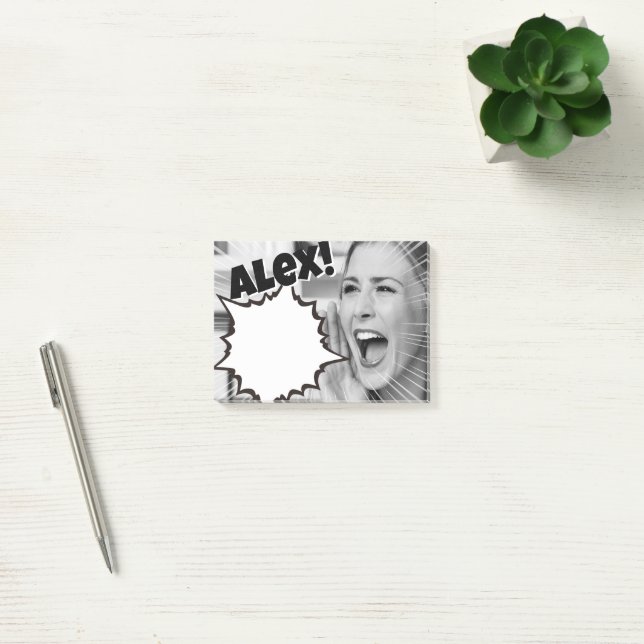 Eine Nachricht von deiner Mutter. Post-it Klebezettel (Büro)