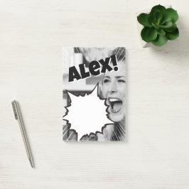 Eine Nachricht von deiner Mutter. Post-it Klebezettel