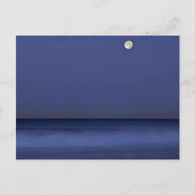 Eine Nacht am Meer Postkarte (Vorderseite)