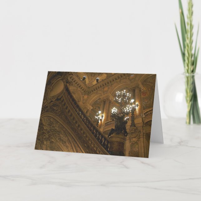 Eine Nacht an der Oper Karte (Vorderseite)