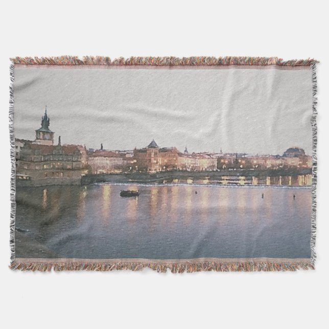 Eine Nacht in Prag Decke (Vorderseite)