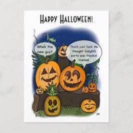 Eine Nacht zur Erinnerung an Halloween-Postkarte Postkarte
