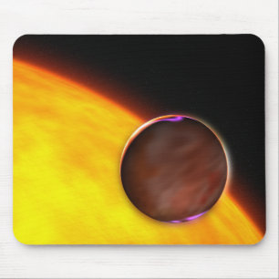 Eine Nahaufnahme eines extrasolar Planeten Mousepad
