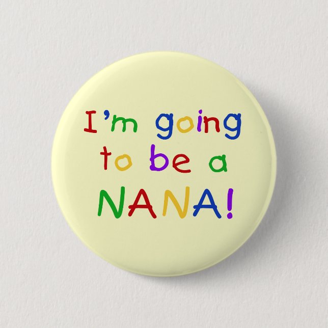 Eine Nana - Primär-Farbhemden Button (Vorderseite)