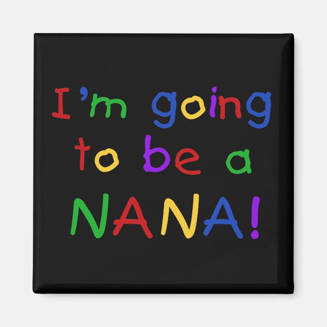 Eine Nana - Primär-Farbhemden Magnet (Vorne)