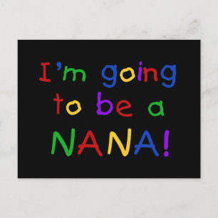 Eine Nana - Primär-Farbhemden Postkarte