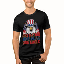 Eine Nation Eine Flagge Ein Adler Patriotisch 