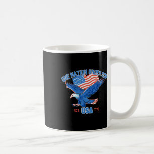 Eine Nation unter der Flagge Gottes USA 4. Juli 17 Kaffeetasse